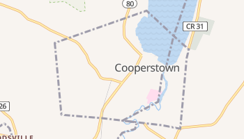 Cooperstown, New York map