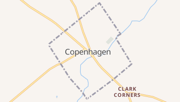 Copenhagen, New York map