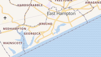 East Hampton, New York map
