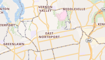 East Northport, New York map