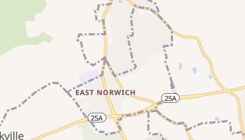 East Norwich, New York map
