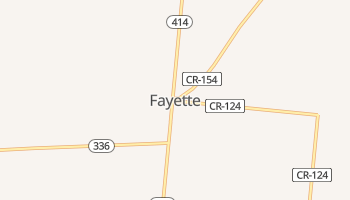 Fayette, New York map