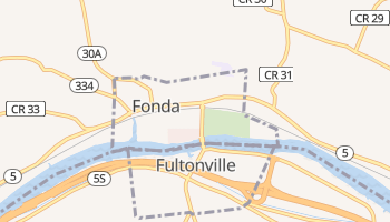 Fonda, New York map