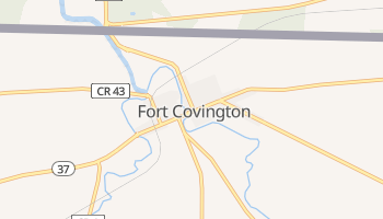 Fort Covington, New York map