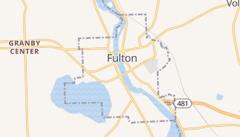 Fulton, New York map