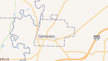 Geneseo, New York map