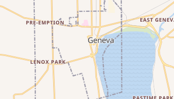 Geneva, New York map