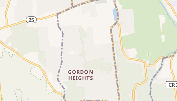 Gordon Heights, New York map