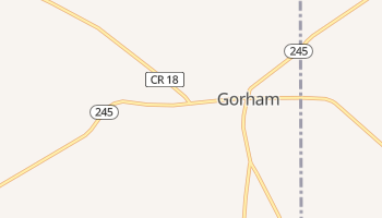 Gorham, New York map