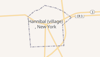 Hannibal, New York map