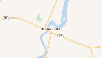 Hogansburg, New York map