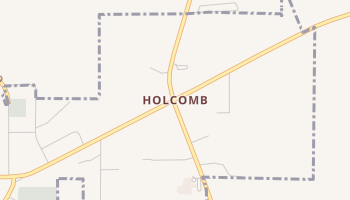 Holcomb, New York map