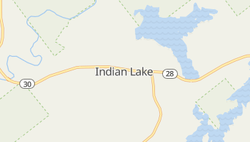Indian Lake, New York map