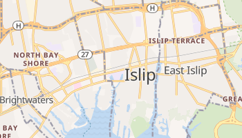 Islip, New York map