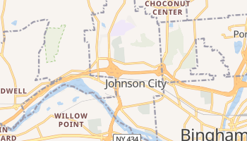 Johnson City, New York map