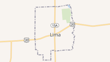 Lima, New York map