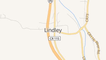 Lindley, New York map