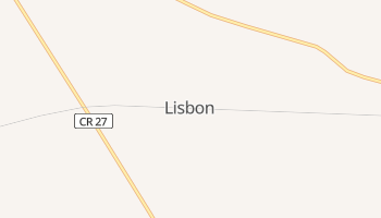 Lisbon, New York map