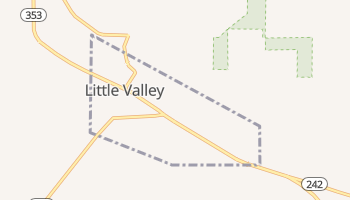 Little Valley, New York map