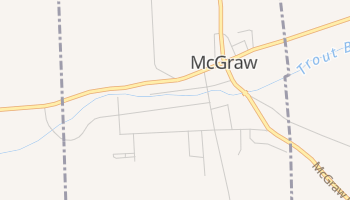 McGraw, New York map
