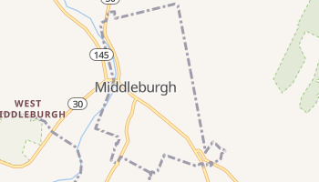 Middleburgh, New York map