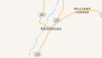 Middlesex, New York map