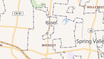 Monsey, New York map