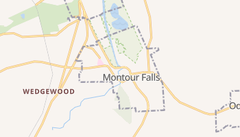 Montour Falls, New York map