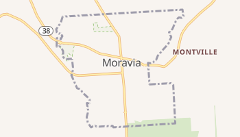 Moravia, New York map