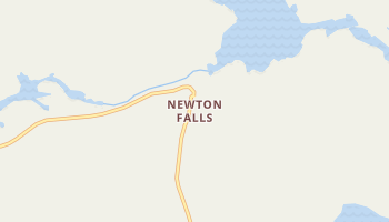 Newton Falls, New York map