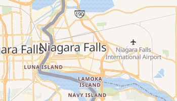 Niagara Falls, New York map