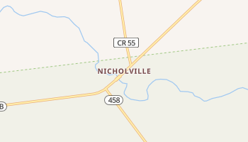 Nicholville, New York map