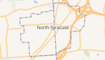 North Syracuse, New York map
