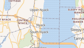 Nyack, New York map