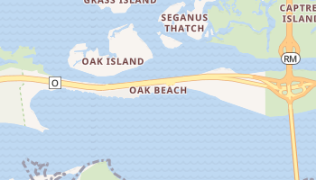 Oak Beach, New York map