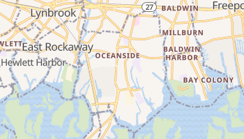 Oceanside, New York map