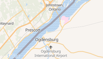 Ogdensburg, New York map