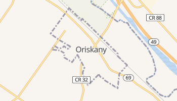 Oriskany, New York map