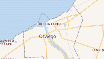 Oswego, New York map