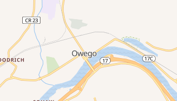 Owego, New York map