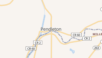 Pendleton, New York map