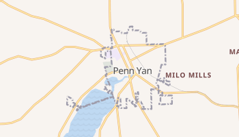 Penn Yan, New York map