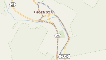 Phoenicia, New York map
