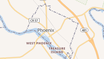 Phoenix, New York map