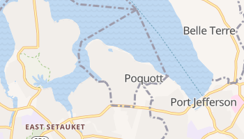 Poquott, New York map