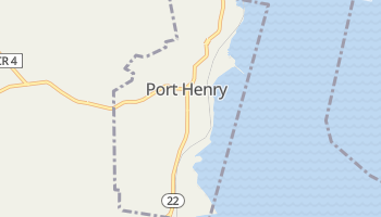 Port Henry, New York map