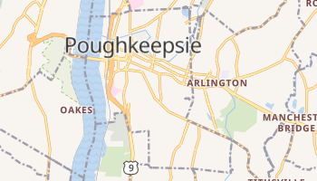Poughkeepsie, New York map