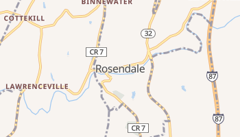 Rosendale, New York map
