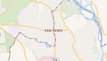 San Remo, New York map
