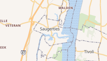 Saugerties, New York map